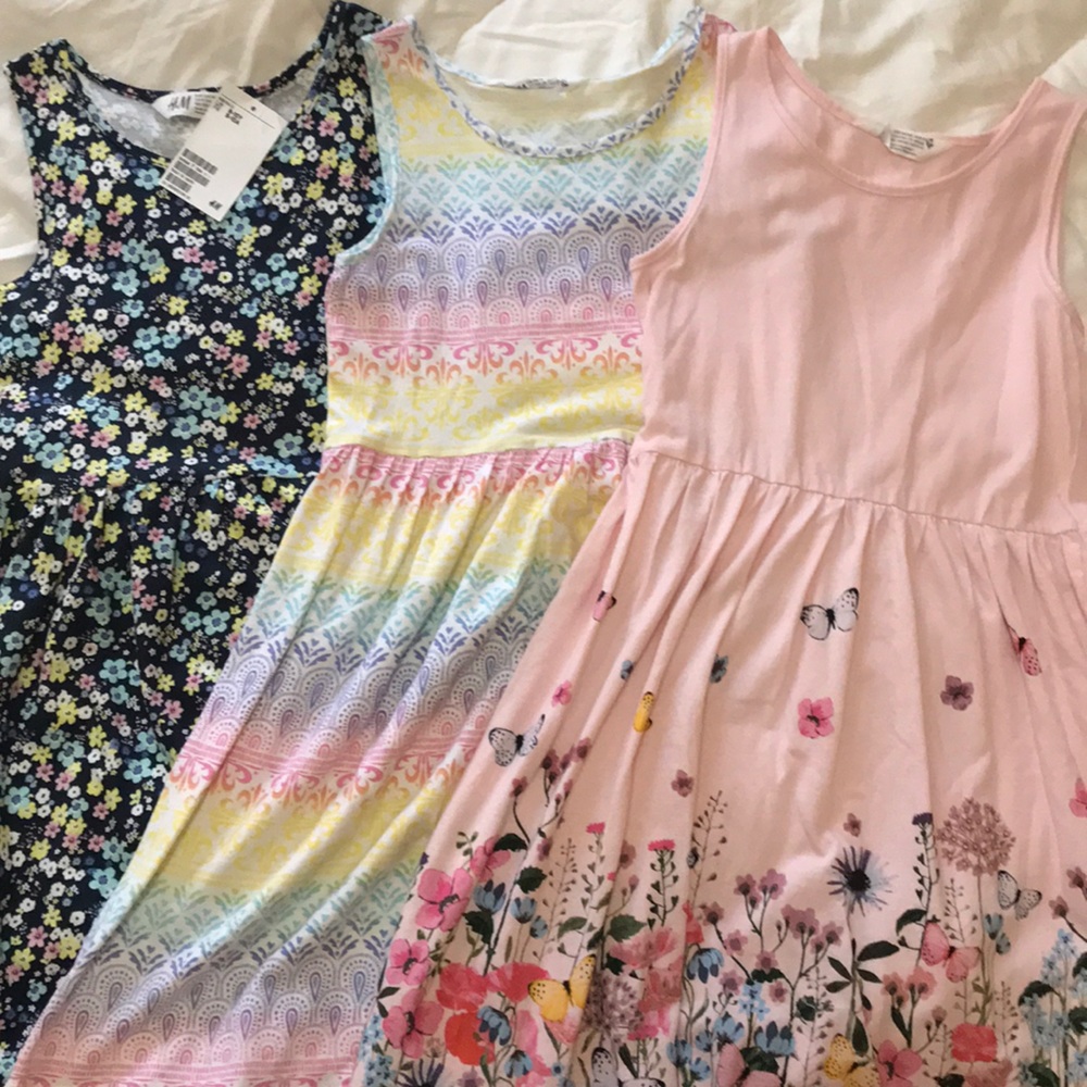 Girls size 8-10yr H&M Summer tank dresses!!